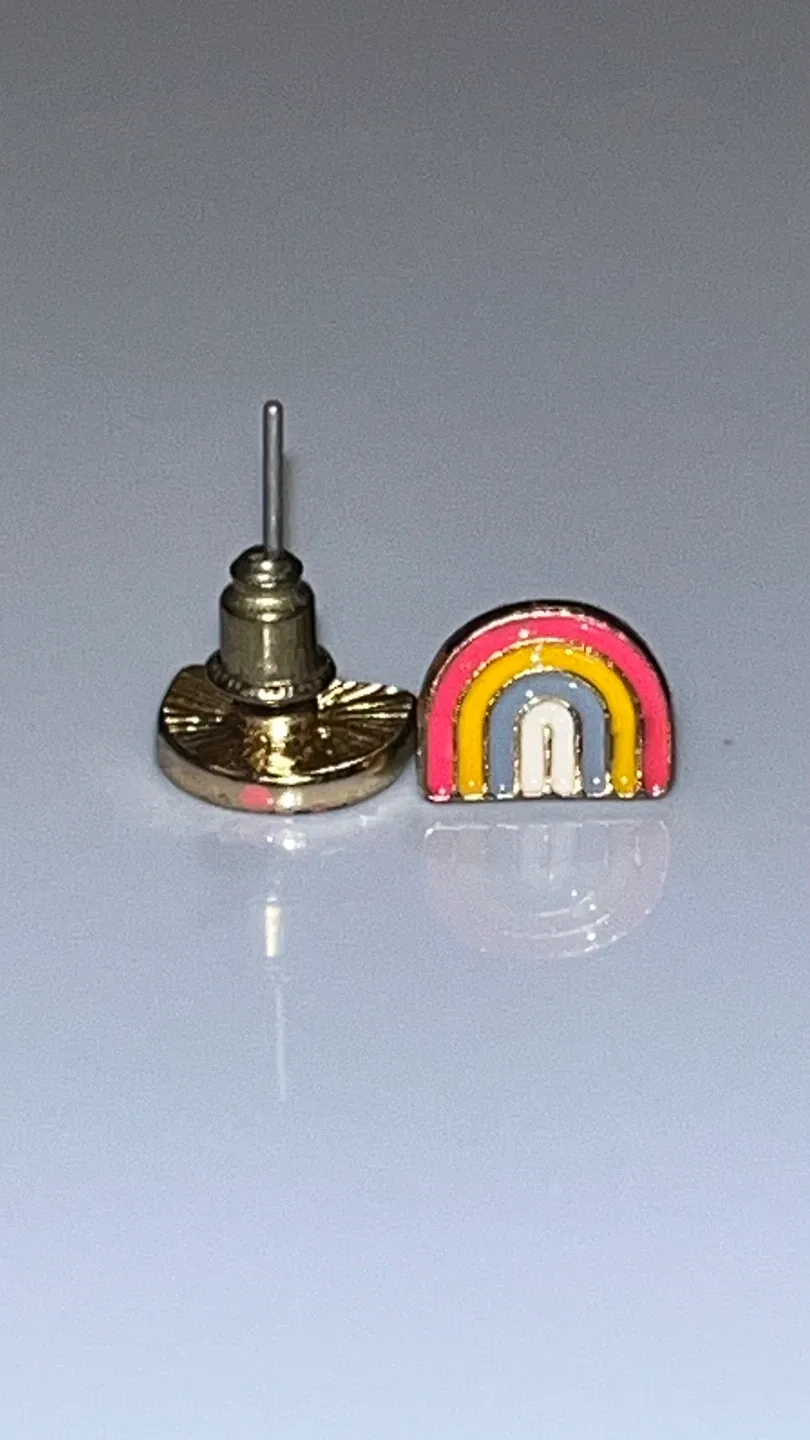 Rainbow Stud Earrings thumbnail