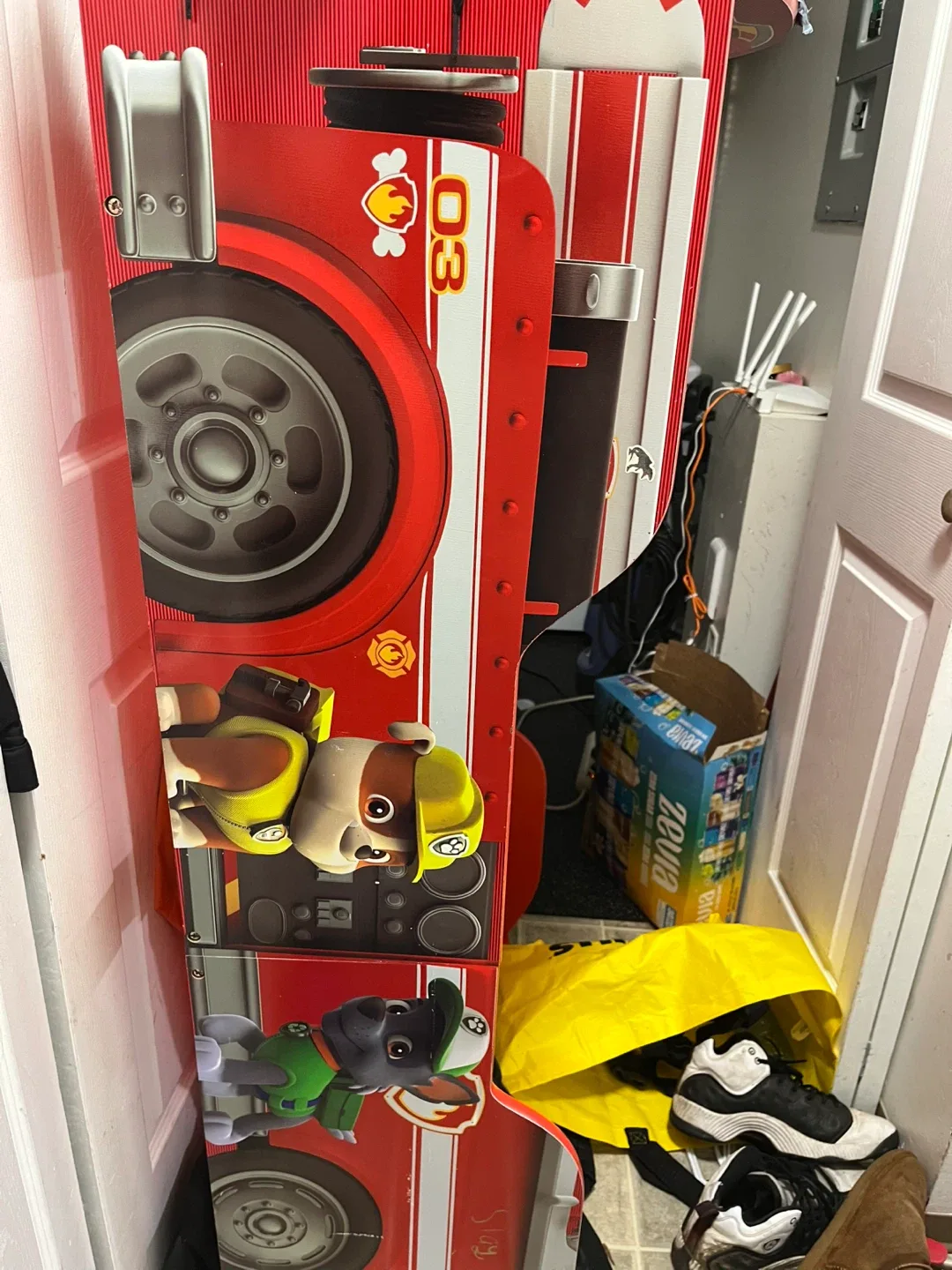 Paw Patrol Fire Truck Toddler Bed - Red image indicator(2)