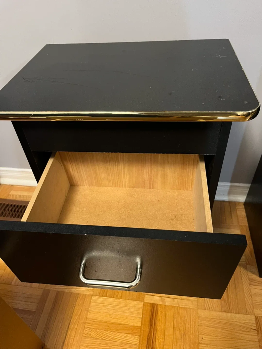 Bamboo Shelf & Black Nightstand image indicator(2)