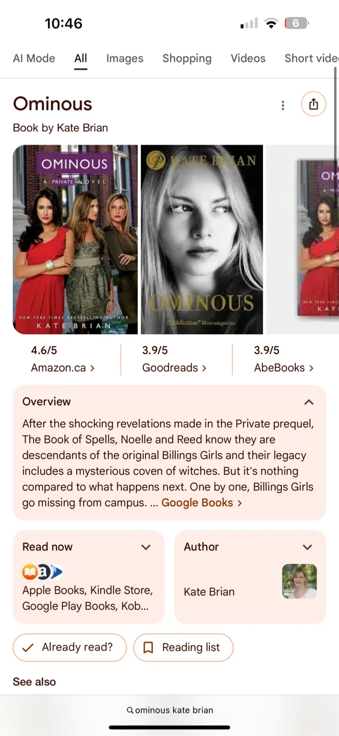 Books by Kate Brian image indicator(5)