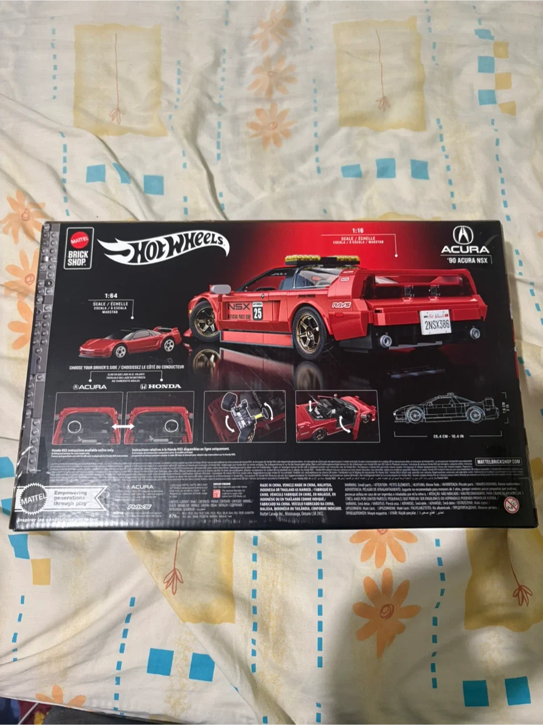 New Hot Wheels '90 Acura NSX Building Set image indicator(2)