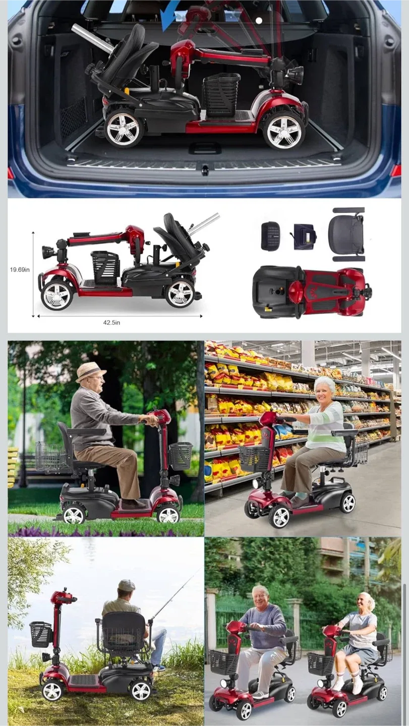 Electric Mobility Scooter - Red image indicator(2)