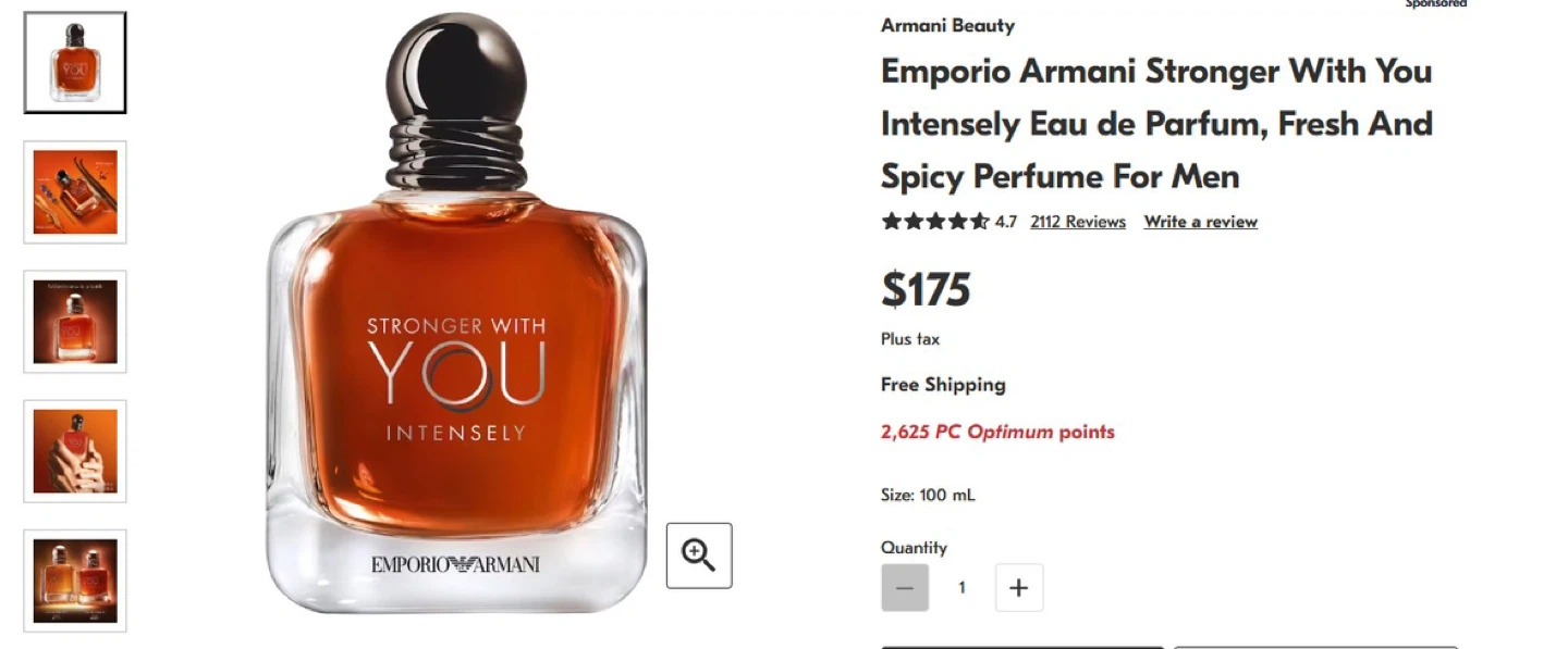 Emporio Armani Stronger With You Intensely 100ml - photo 5