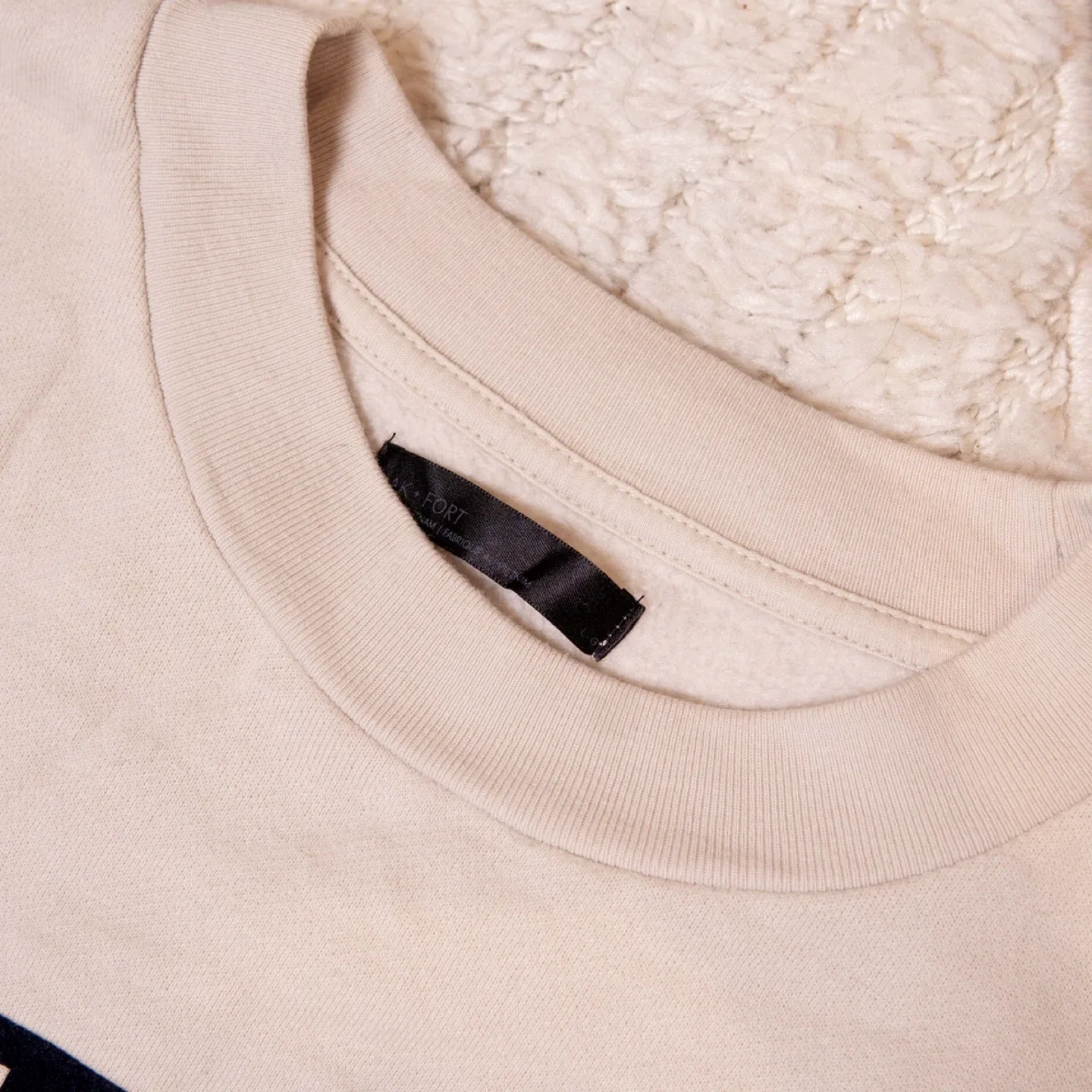 Oak + Fort West Coast Sweatshirt - Beige / Large image indicator(2)