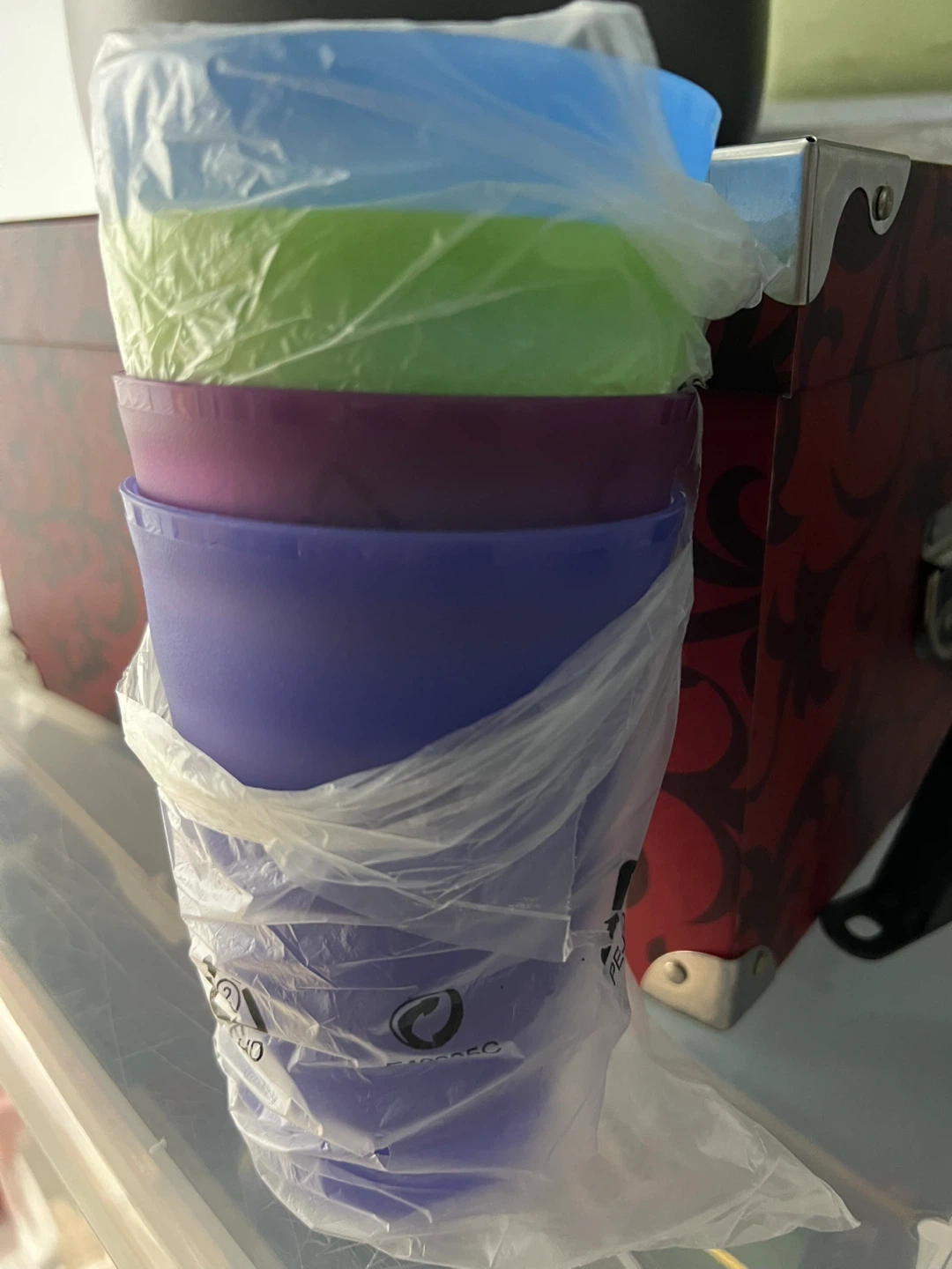 Tupperware tumblers