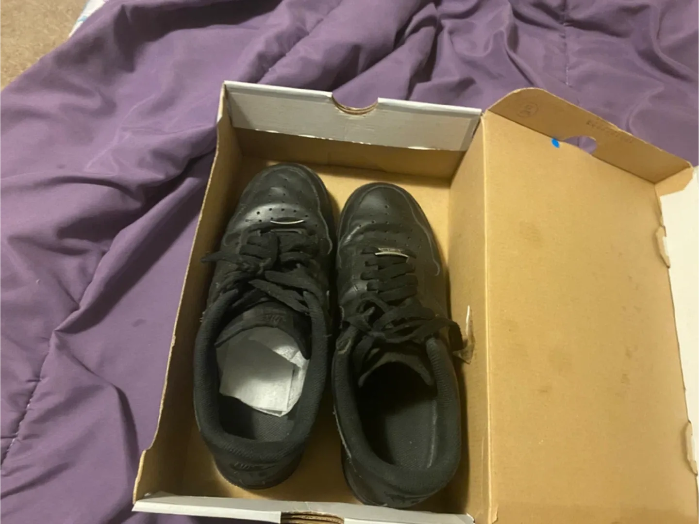 Nike Air Force 1 Black Shoes