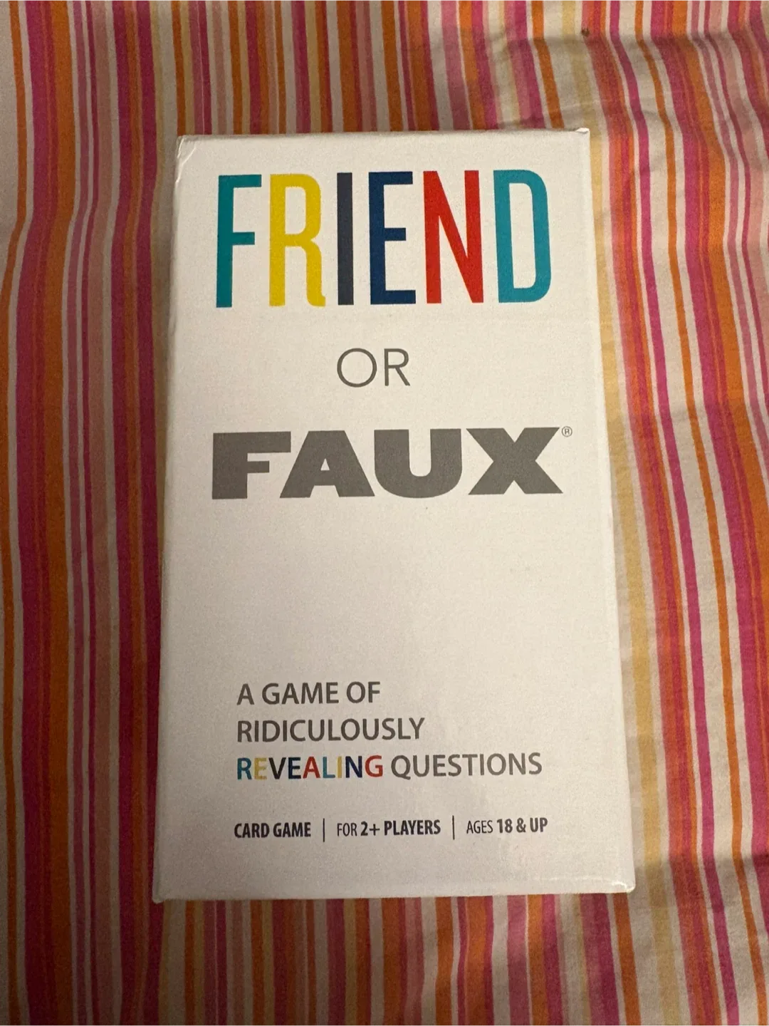 “Friend or Faux” Card Game