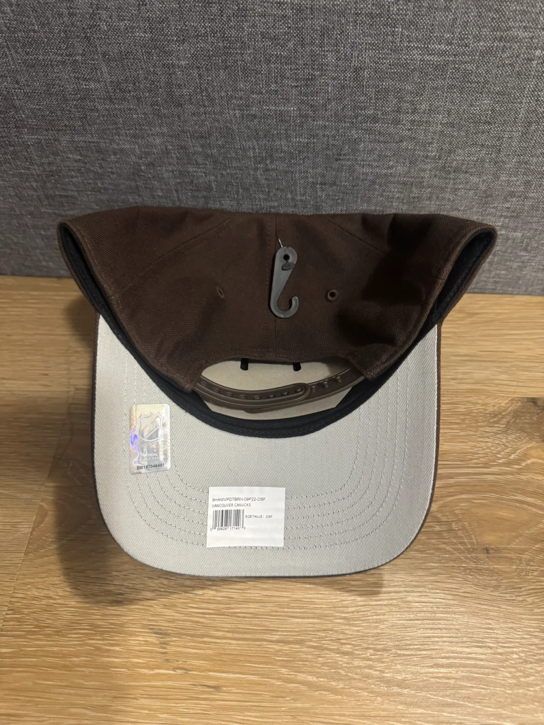 Vancouver Canucks Brown 47 MVP SnapBack Hat - photo 2