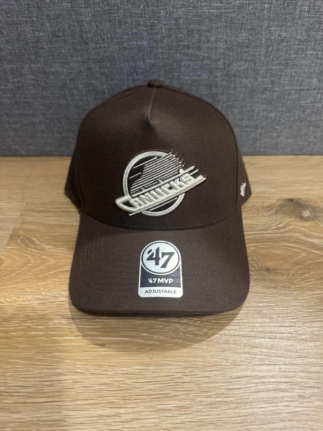 Vancouver Canucks Brown 47 MVP SnapBack Hat thumbnail