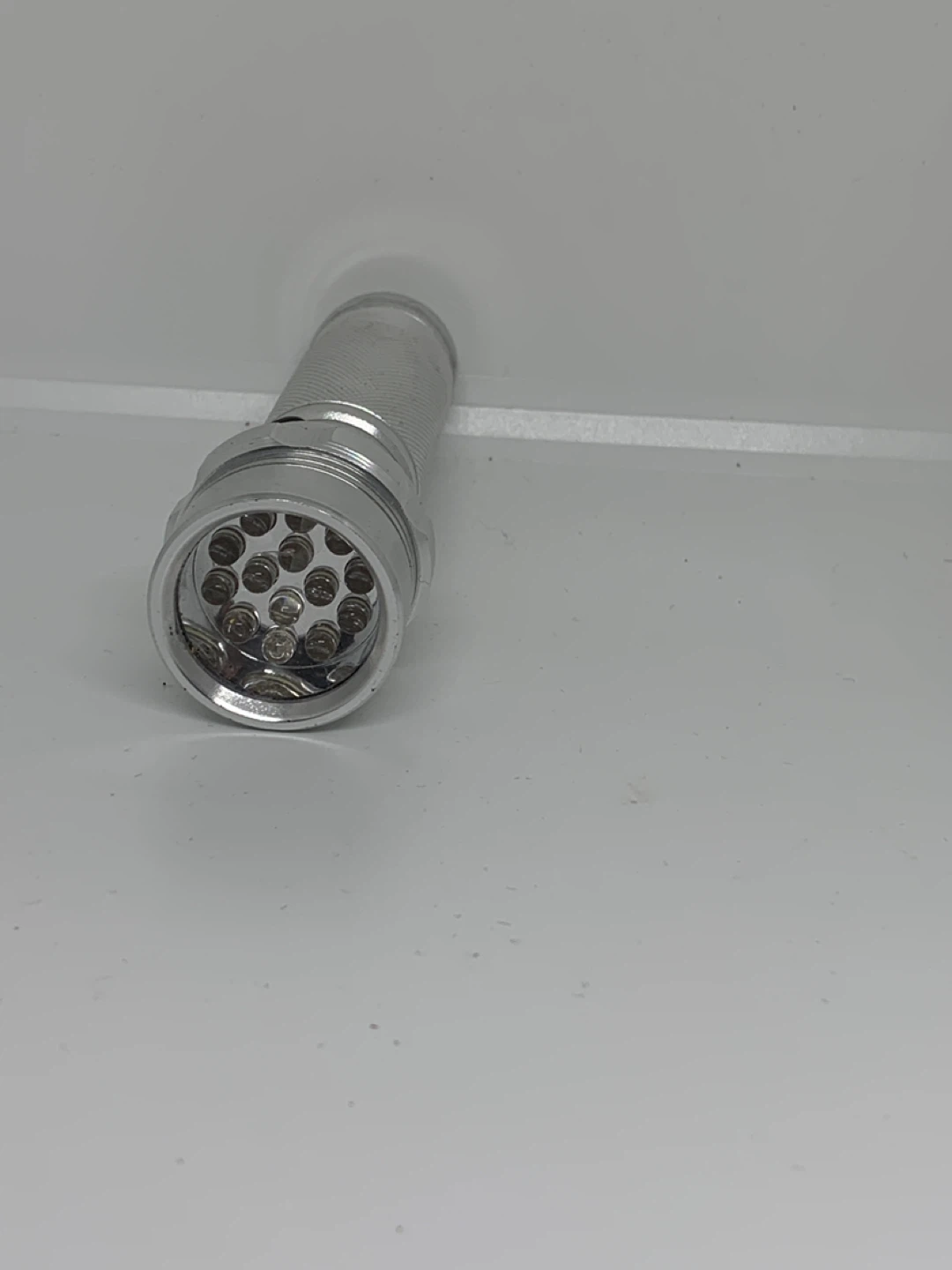 Silver LED Flashlight - photo 2