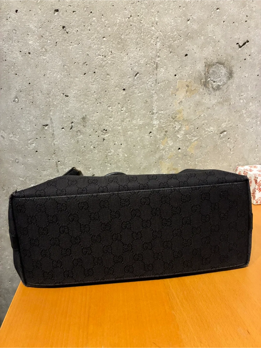 Gucci Black Denim Tote Handbag image indicator(3)