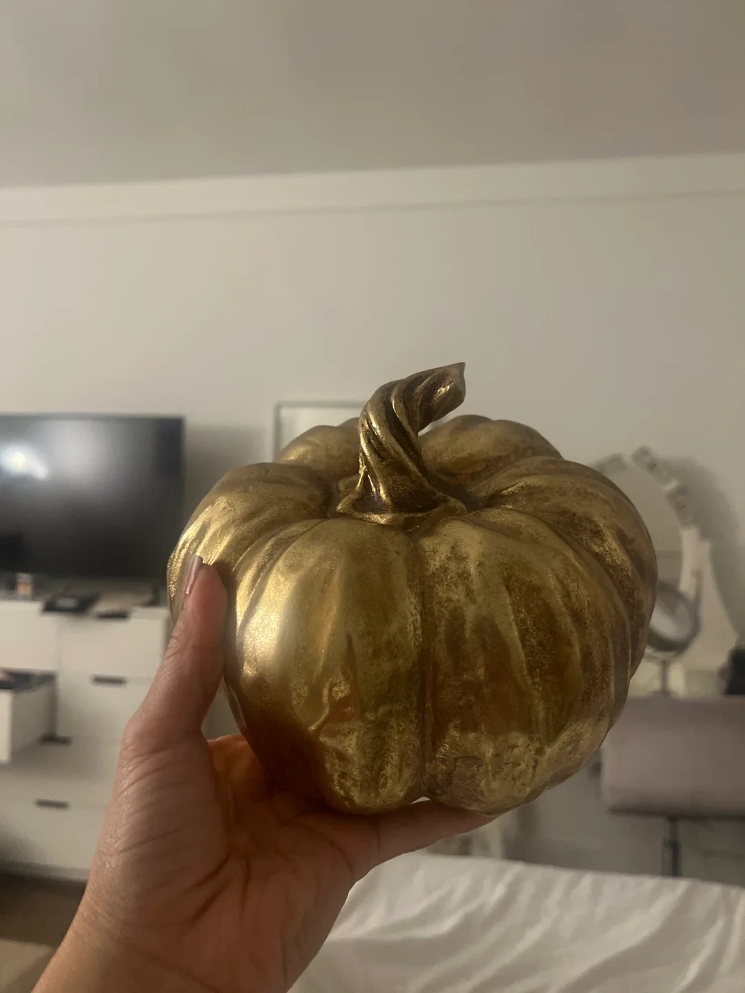 Gold Decorative Pumpkin - Marshalls image indicator(3)
