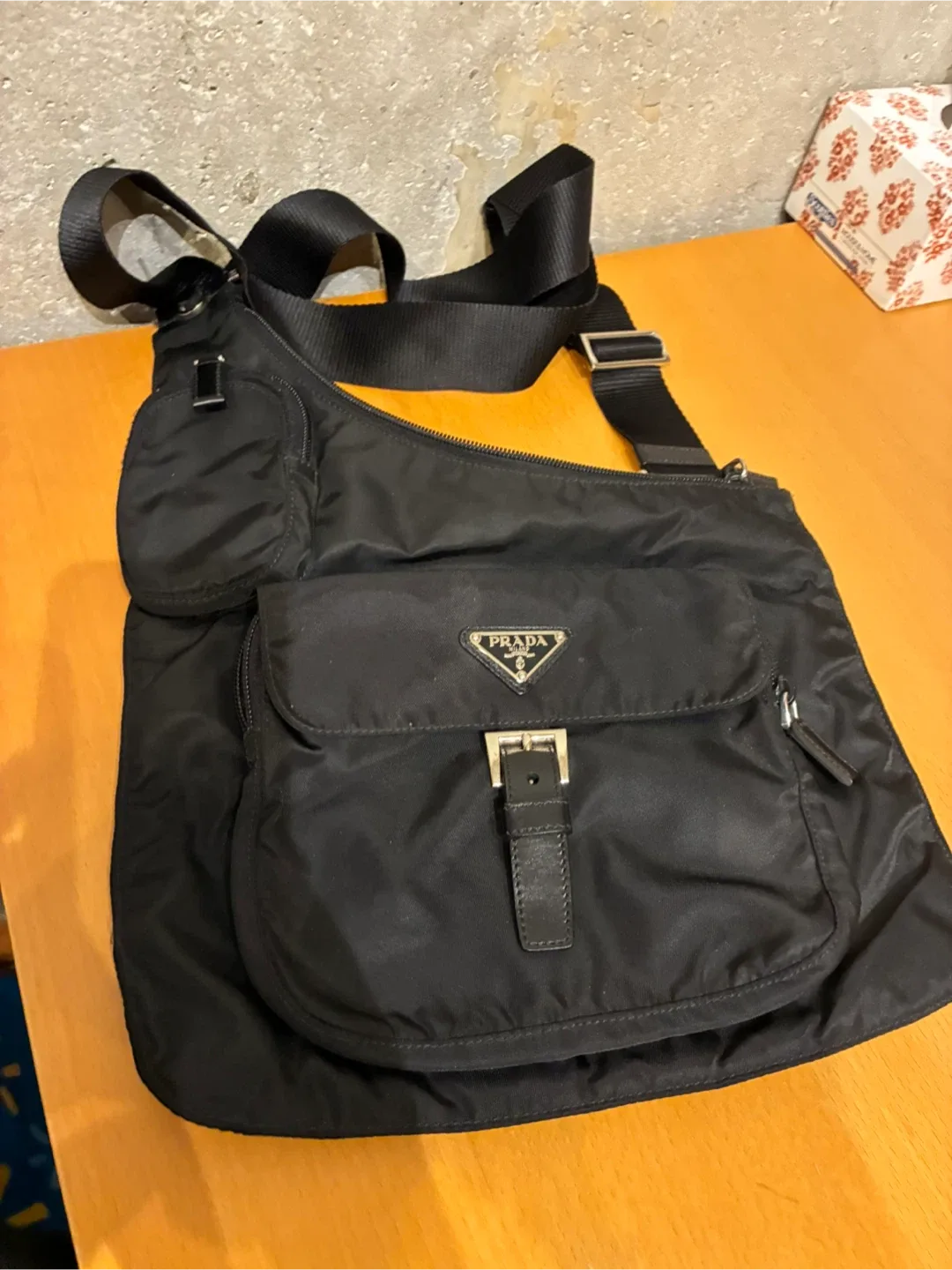 Prada Black Nylon Crossbody Bag image indicator(2)