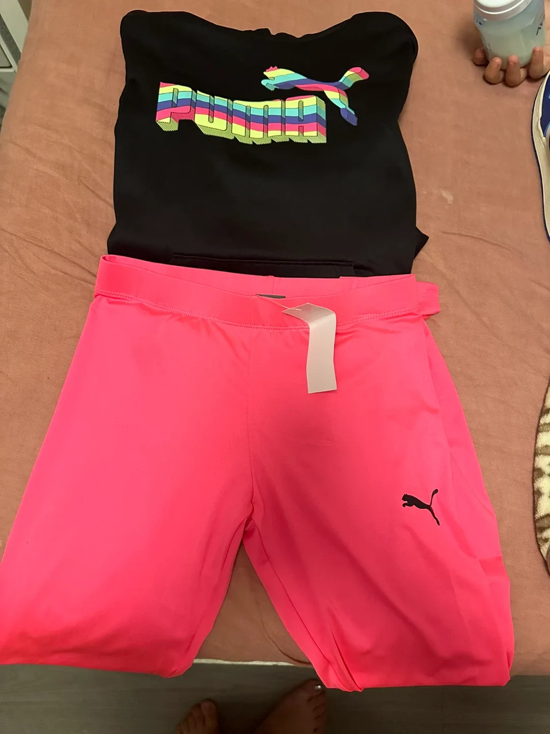 Puma Hoodie and Shorts Set