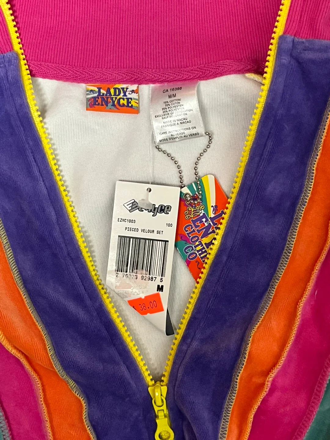 Lady Enyce Pieced Velour Jackey M image indicator(3)