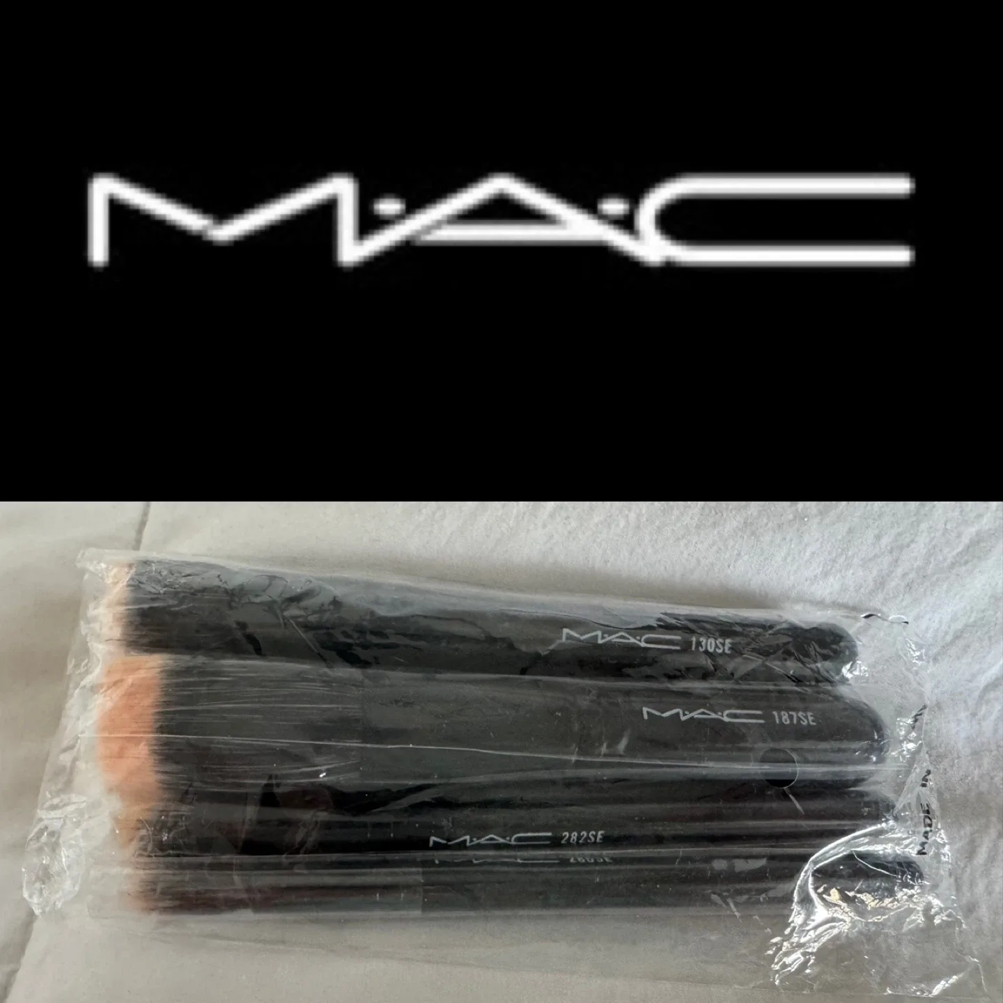 Brand New Set of 4 MAC Makeup Brushes still sealed, and original thumbnail