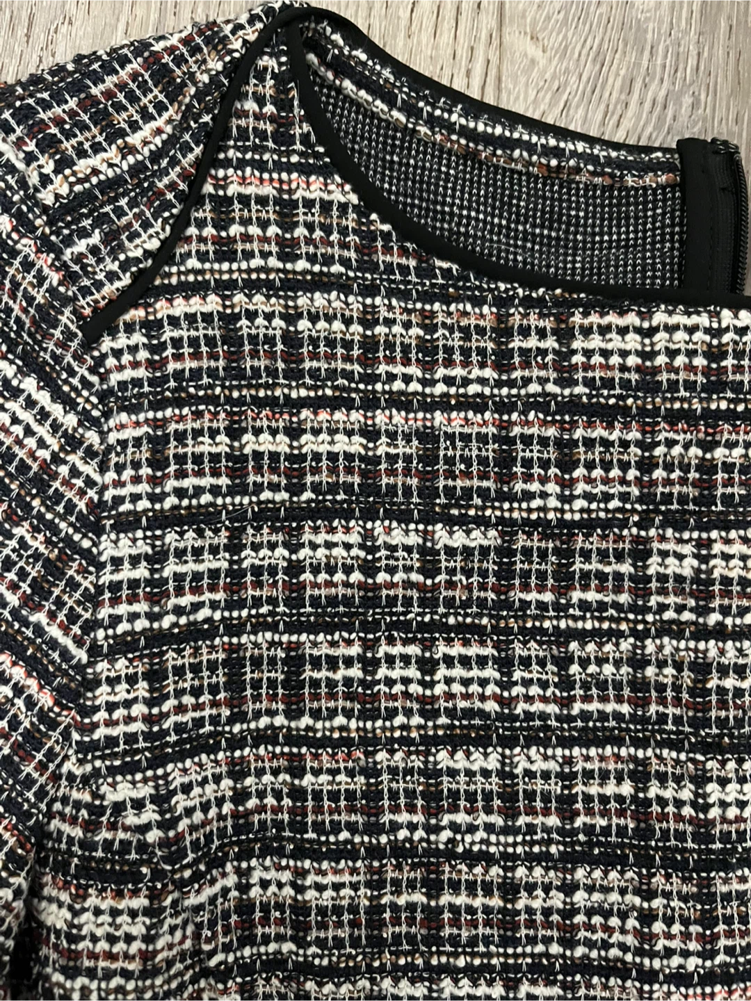 Ann Taylor Plaid Peplum Top - photo 4