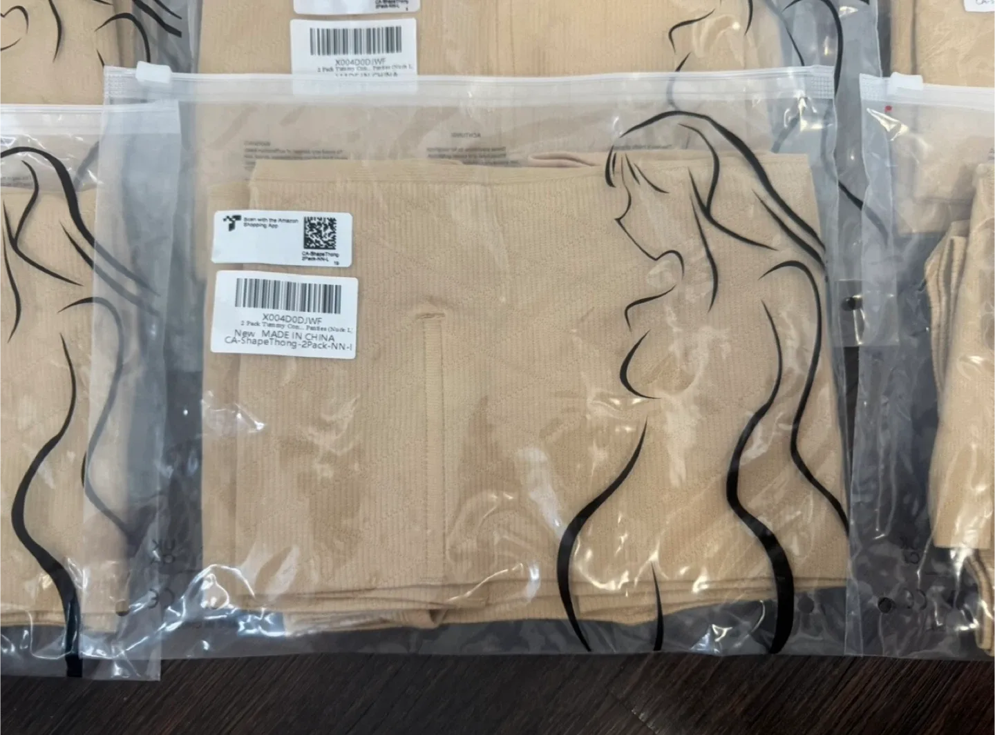 5 BRAND NEW packages Shapeware Bought from Netflix image indicator(6)