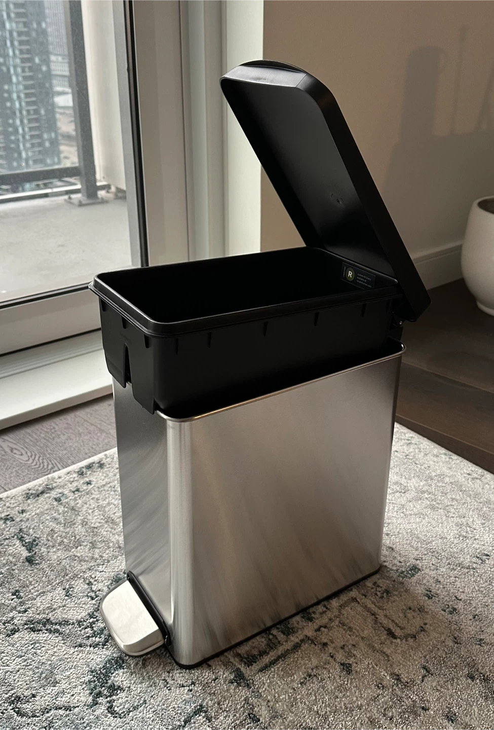 Simple Human 10L Garbage Can