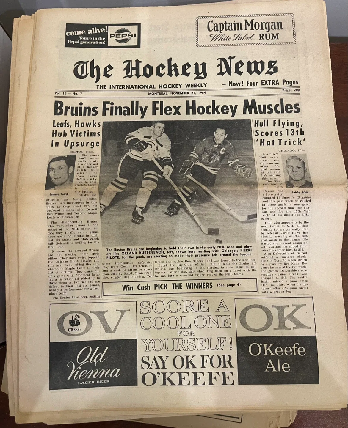 Vintage Hockey News Newspapers/magazines image indicator(5)