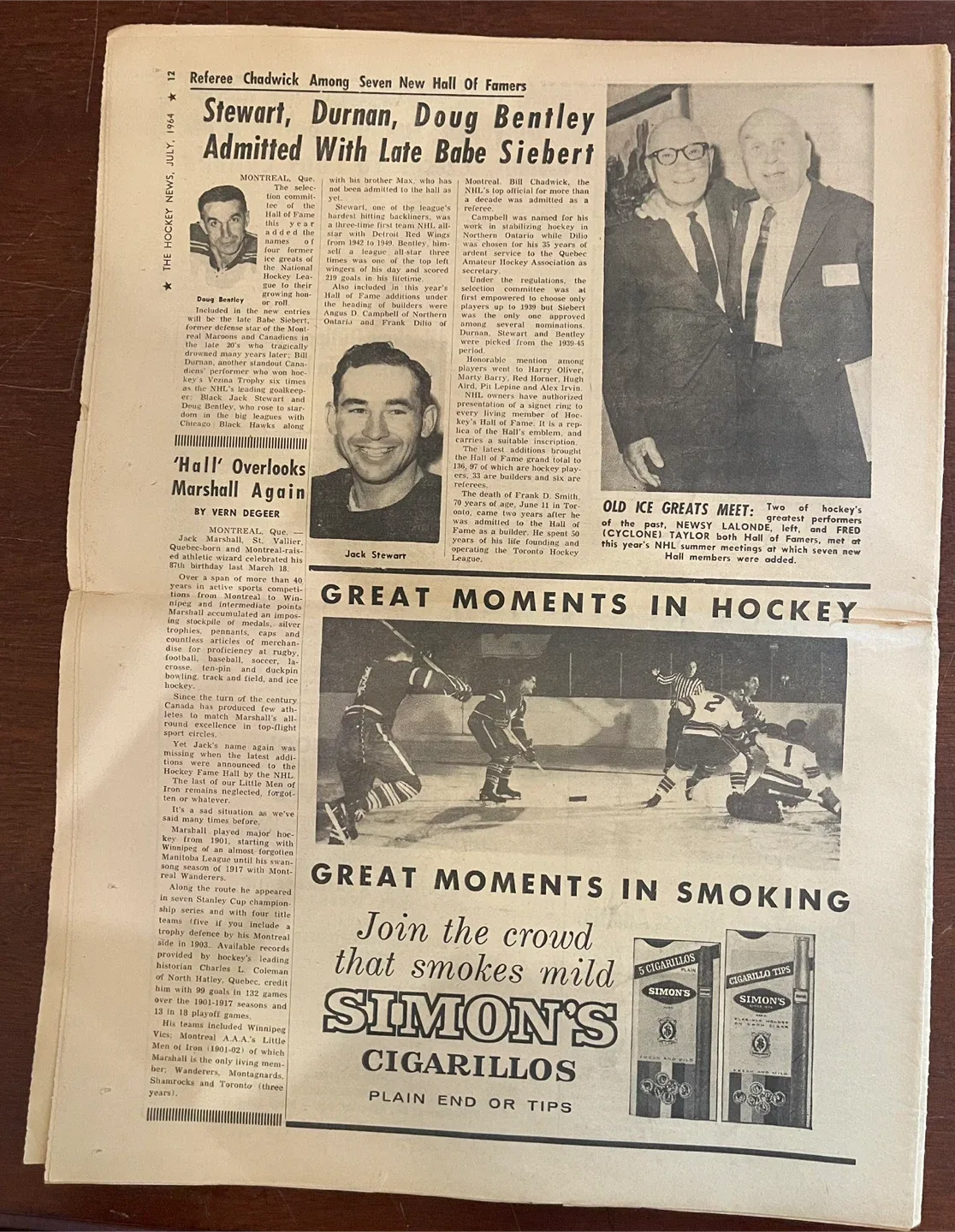 Vintage Hockey News Newspapers/magazines image indicator(8)