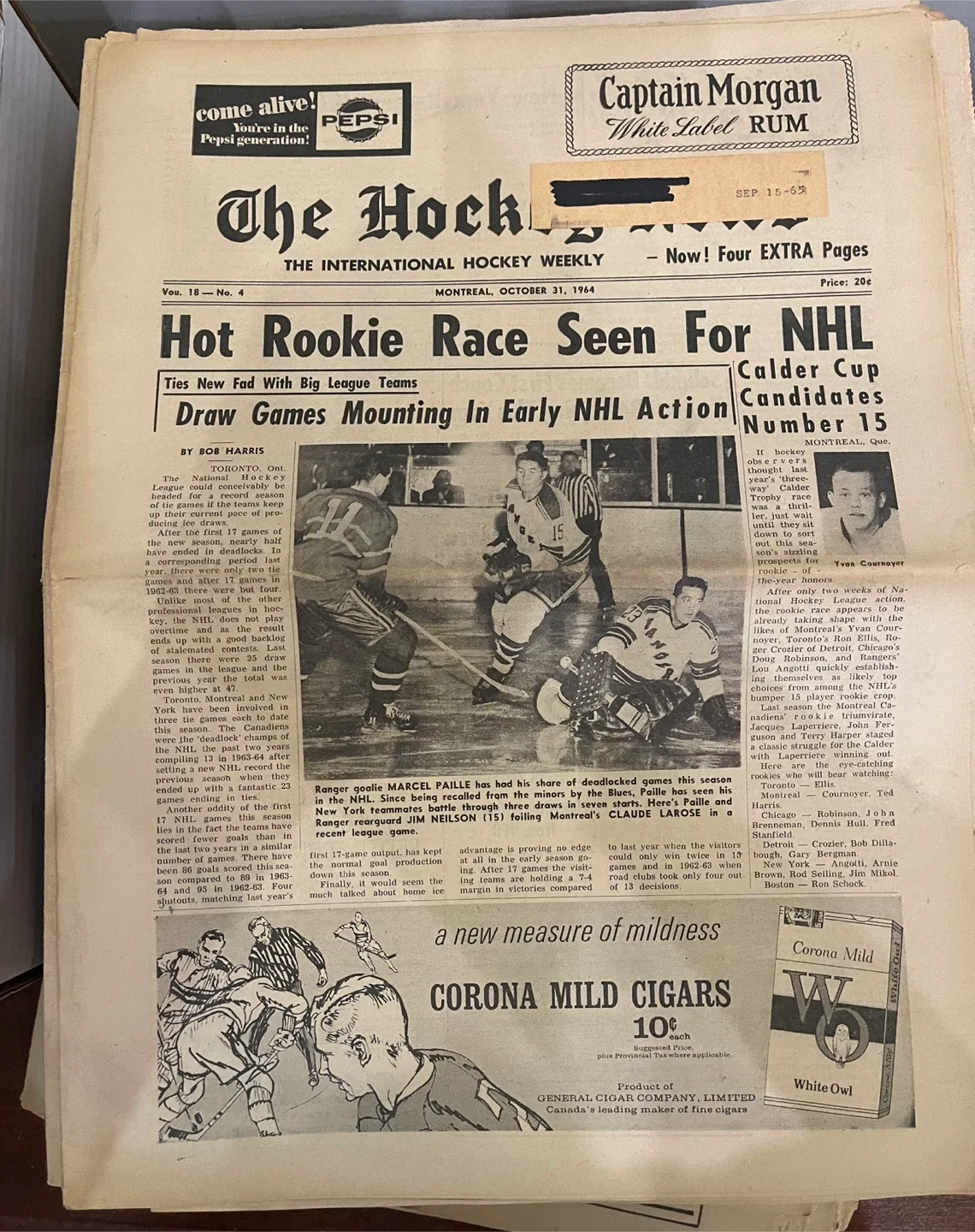 Vintage Hockey News Newspapers/magazines image indicator(9)