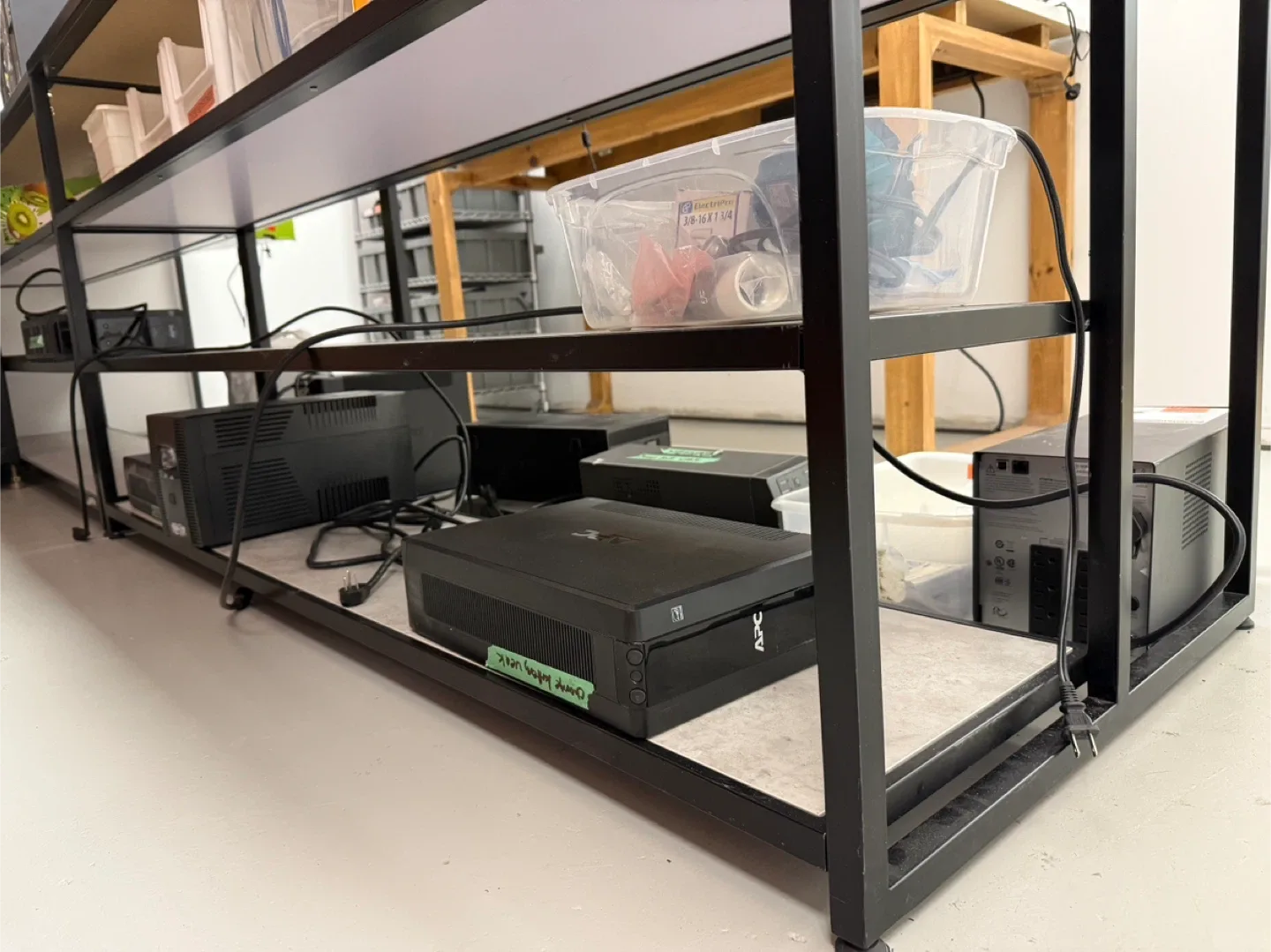 Display desk with shelving  standing height image indicator(6)