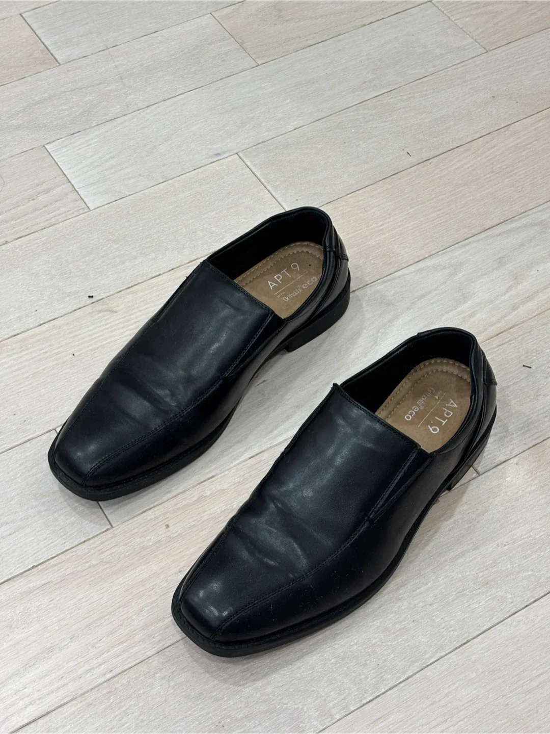 Apt. 9 Men's Black Loafers Size 9.5