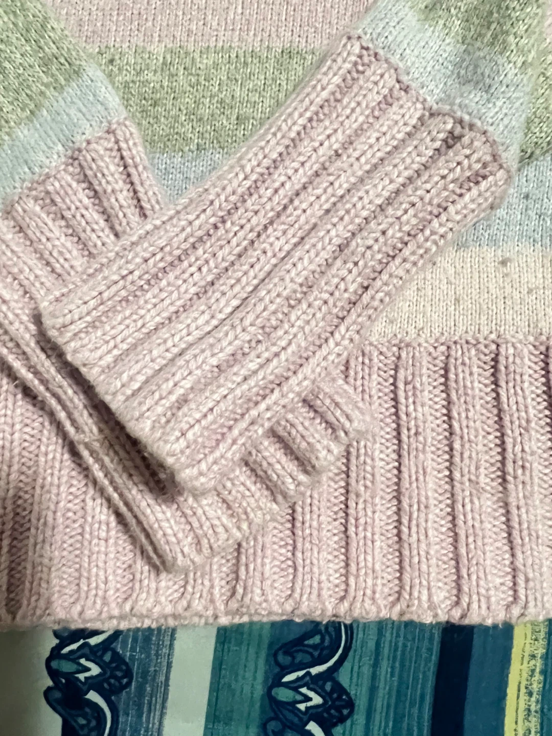 Striped Turtleneck Sweater - photo 2