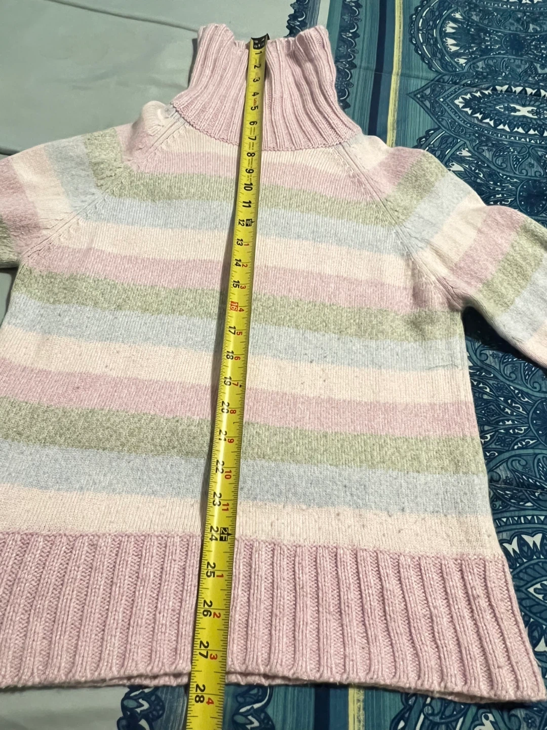 Striped Turtleneck Sweater - photo 5