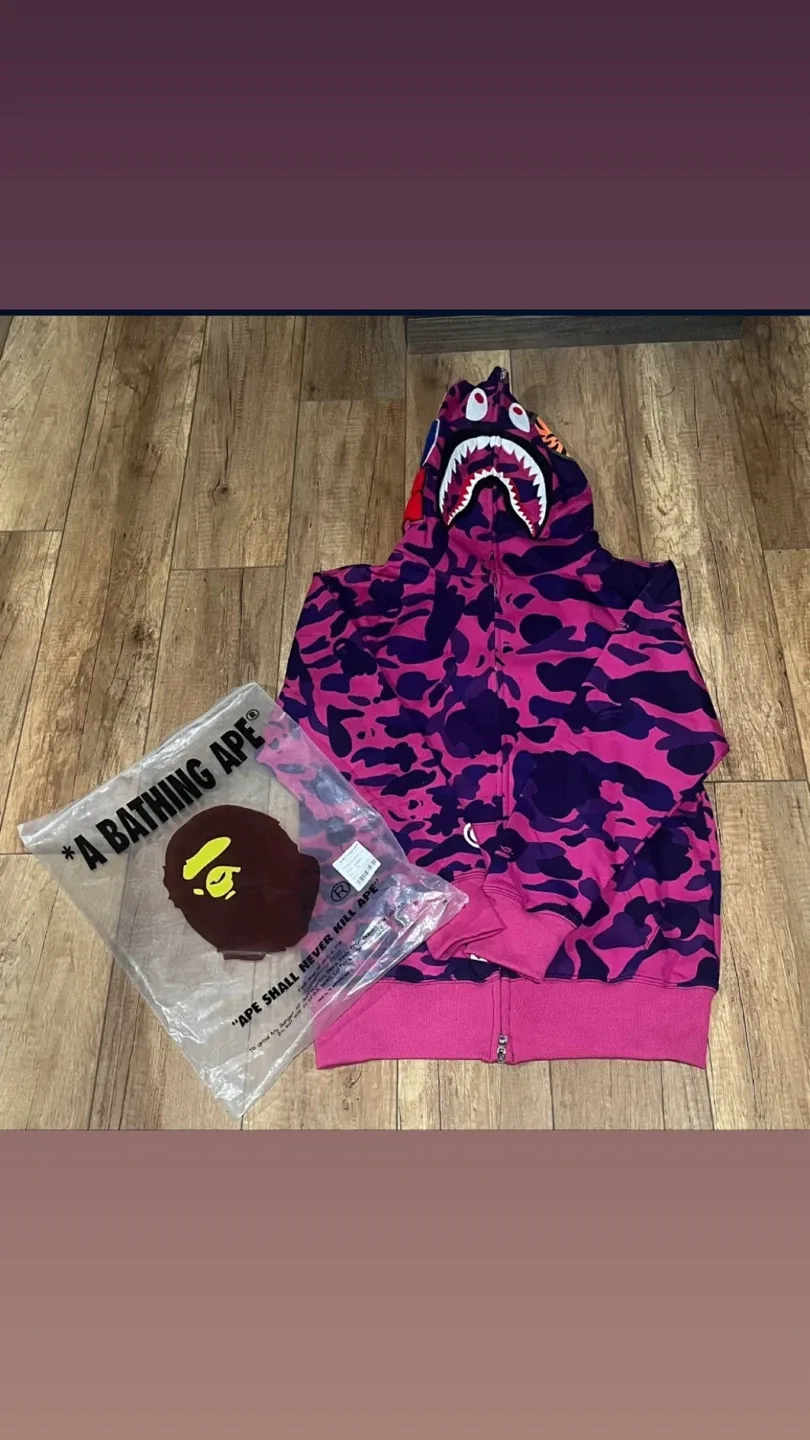 BAPE Shark Camo Full Zip Hoodie image indicator(5)