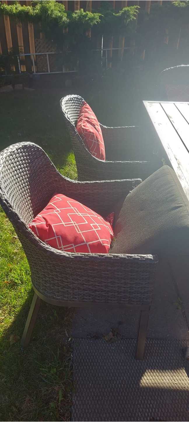 Patio Table and Chairs Set moving sale - photo 3