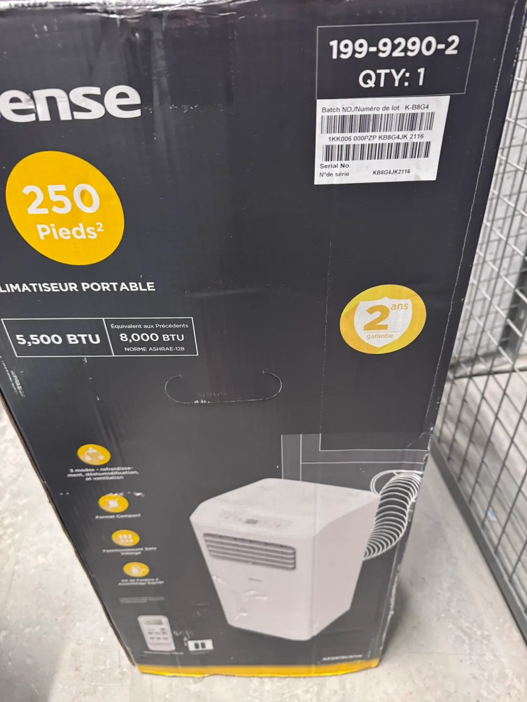 Hisense Portable Air Conditioner 5,500 BTU image indicator(4)