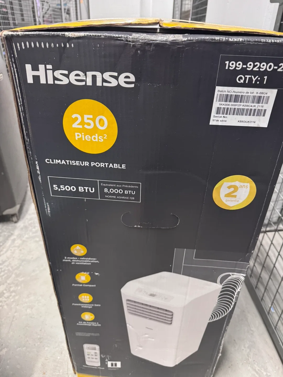 Hisense Portable Air Conditioner 5,500 BTU image indicator(2)
