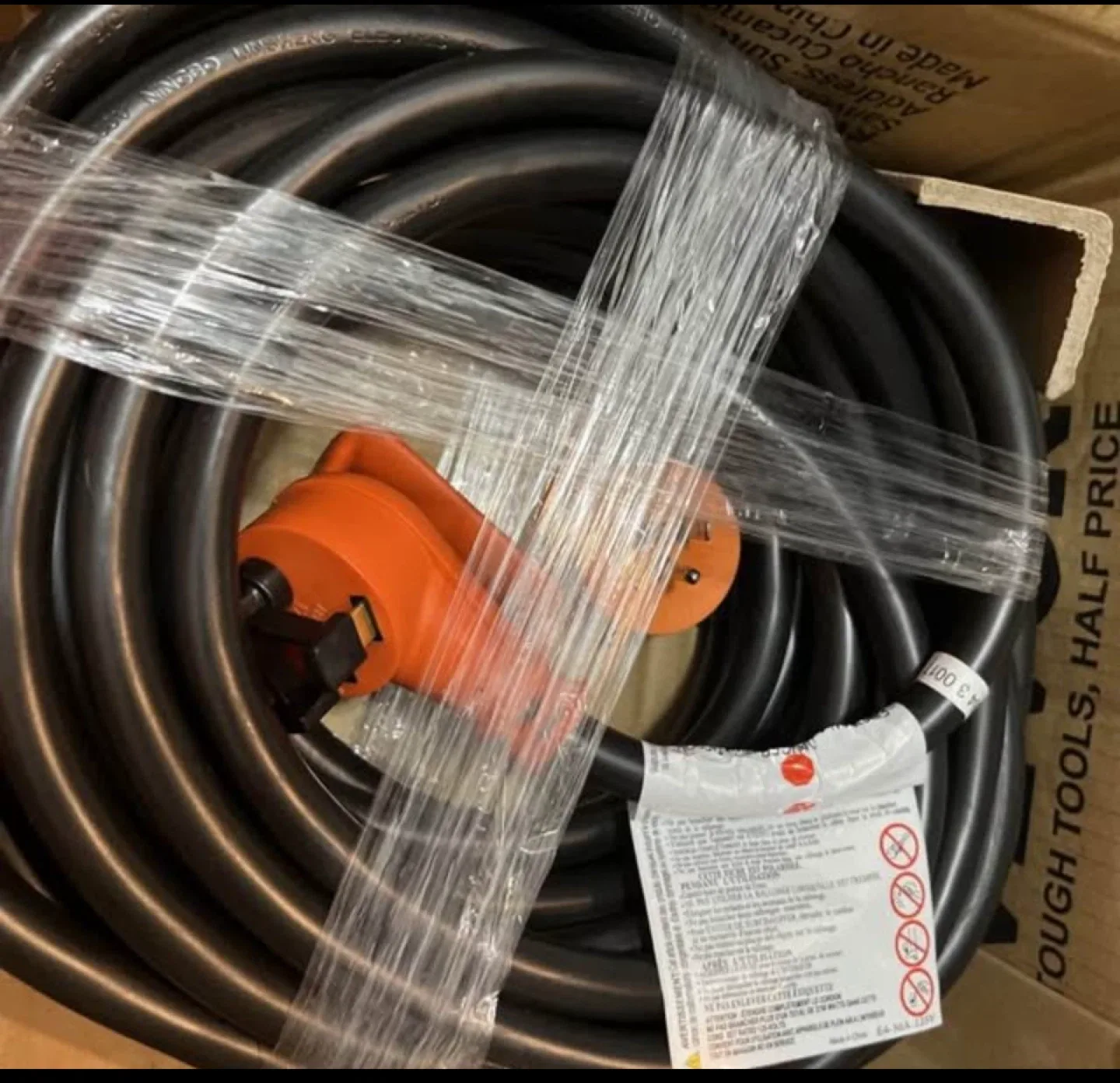 VEVOR 50ft RV Extension Cord Power Cord 30Amp image indicator(9)