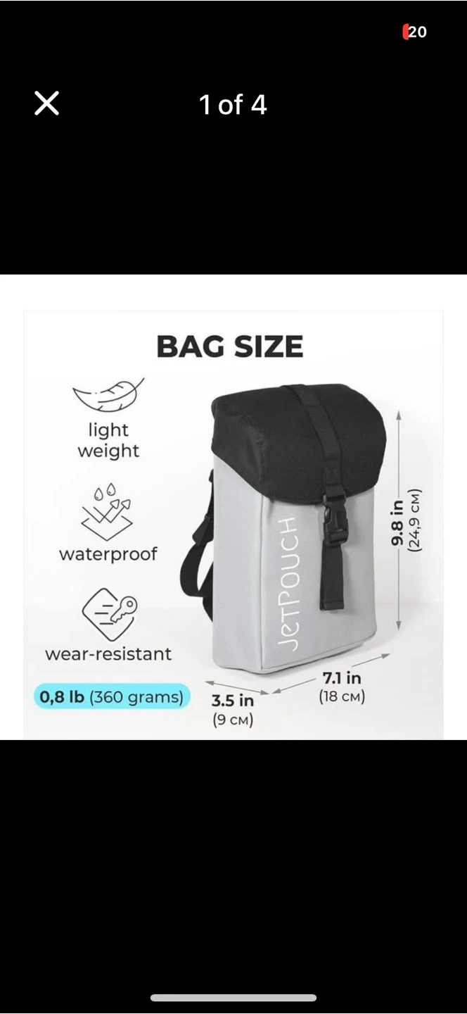 Electric Scooter, E Bike, Handlebar Bag - Large Waterproof