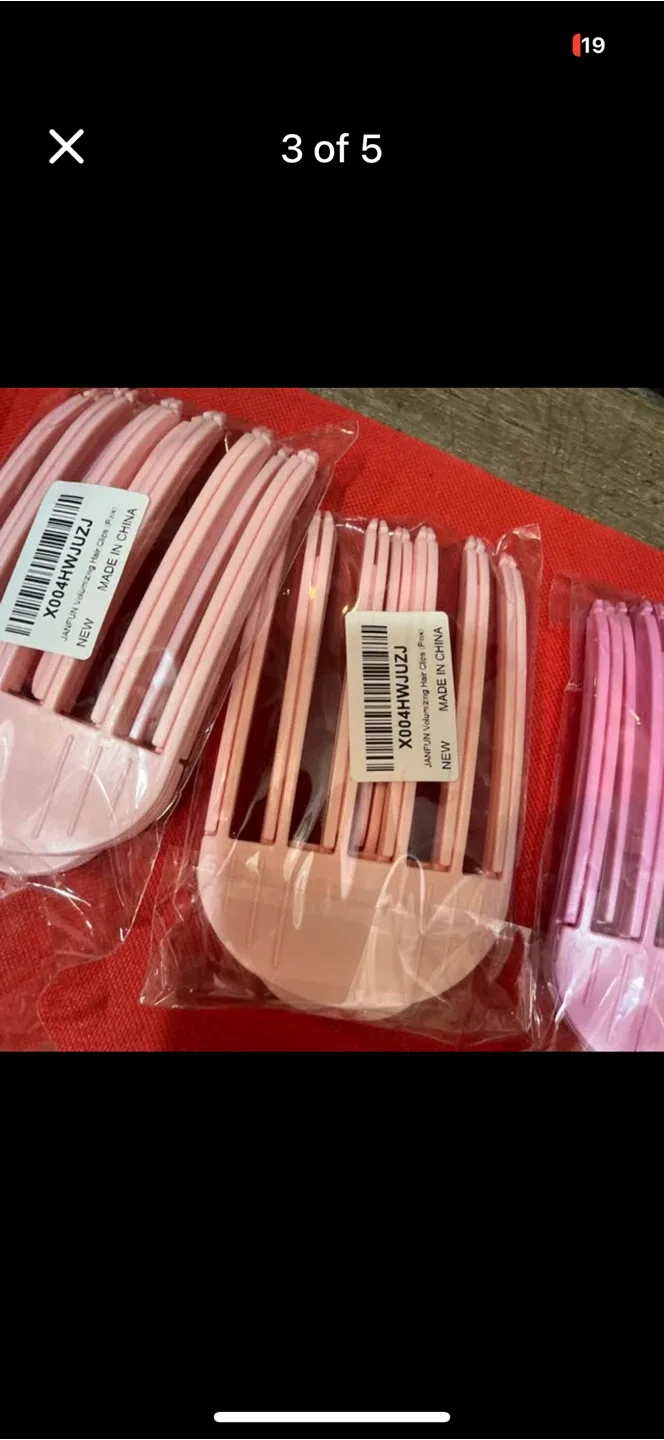 9 New Hair Styling Comb - Pink image indicator(3)