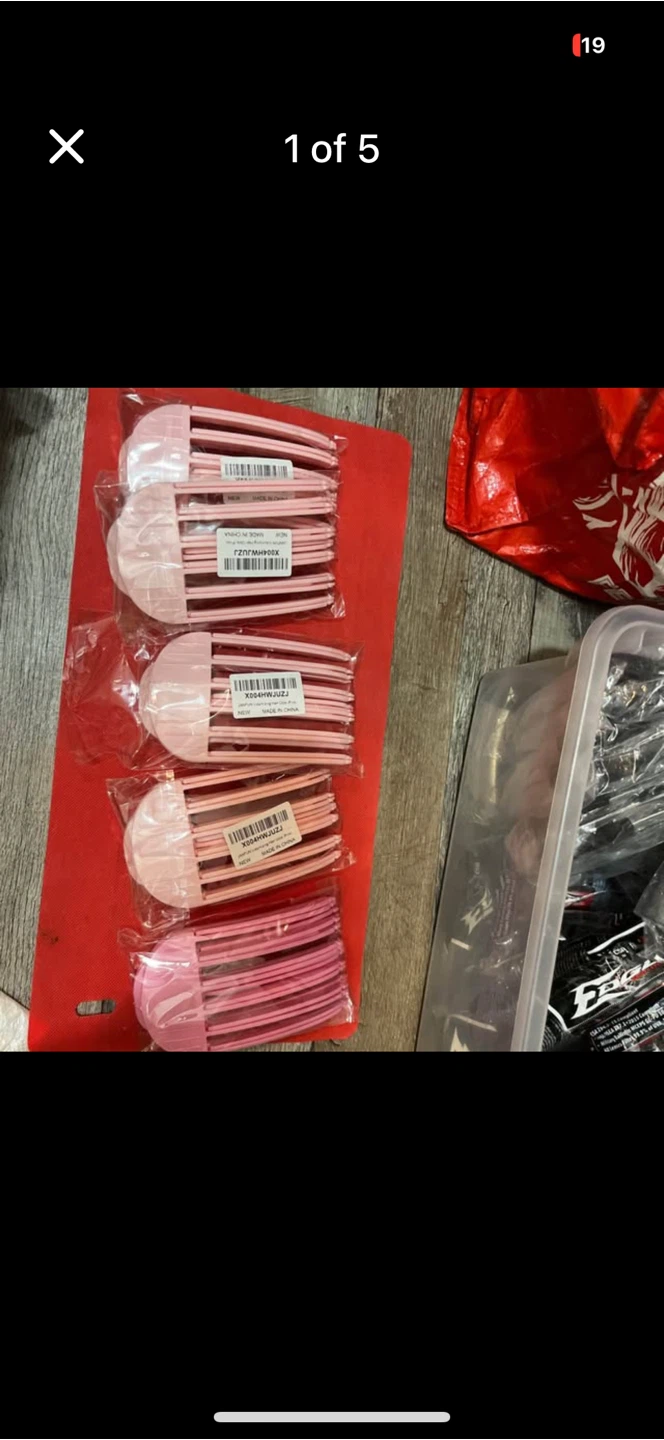 9 New Hair Styling Comb - Pink