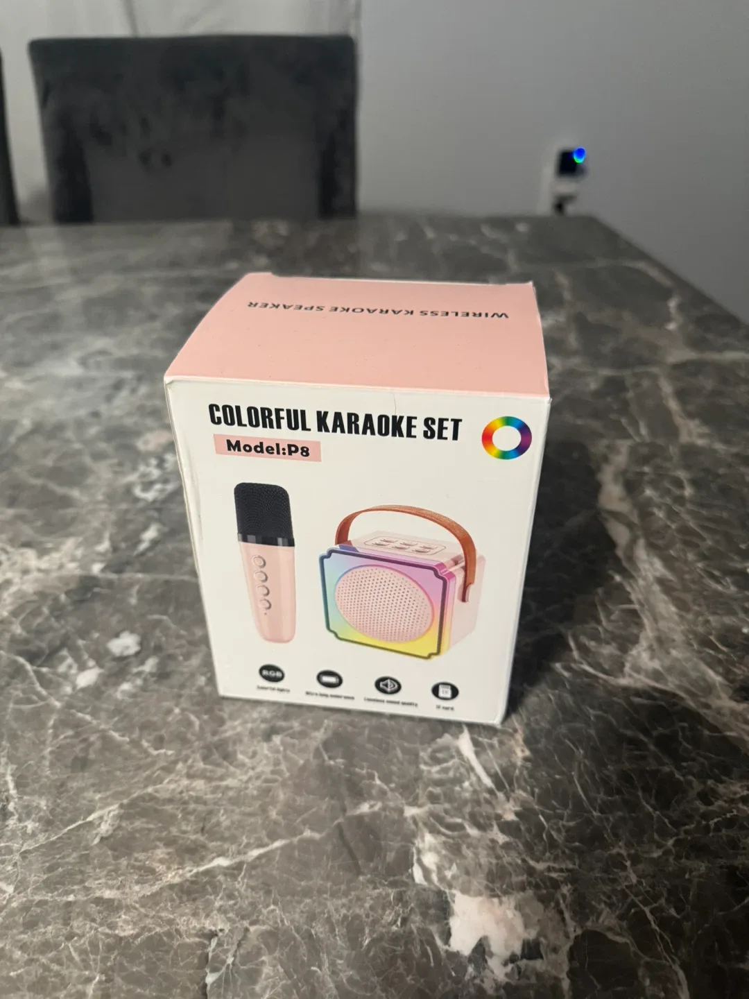 Colorful Karaoke Set Model P8 Wireless Speaker thumbnail