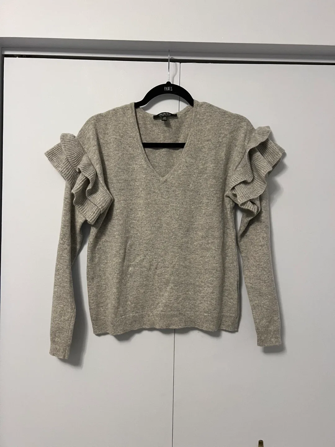 Saks Fifth Avenue Cashmere Ruffle Sweater - M/M