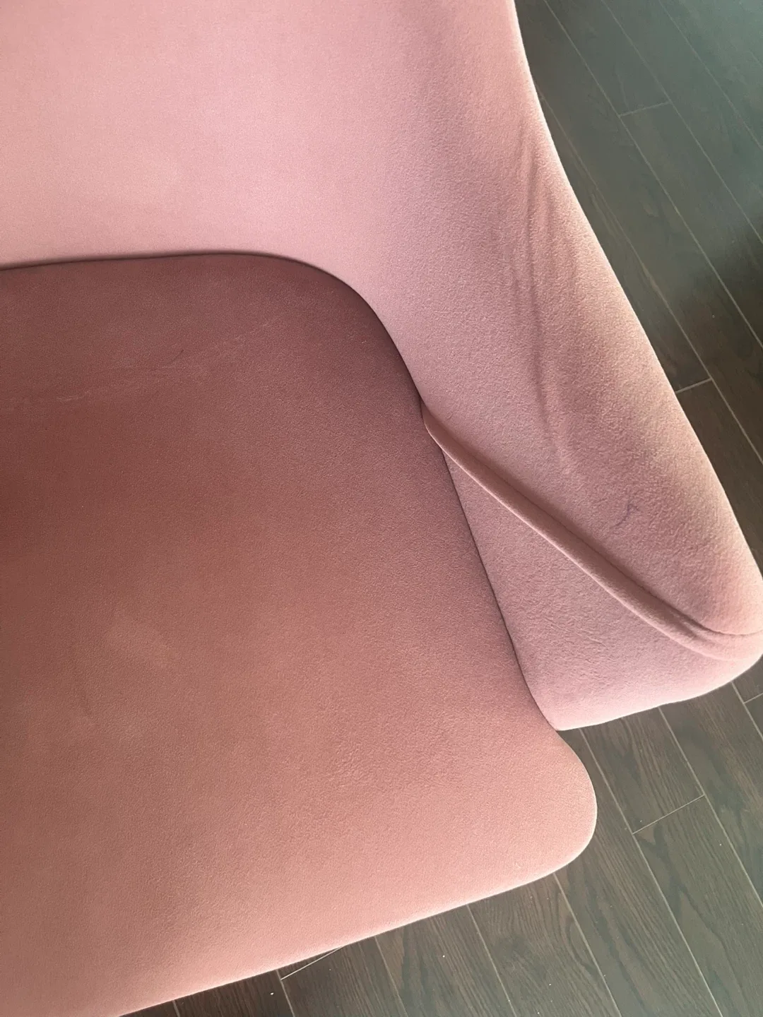 Pink Velvet Dining Chairs (Set of 2) image indicator(4)