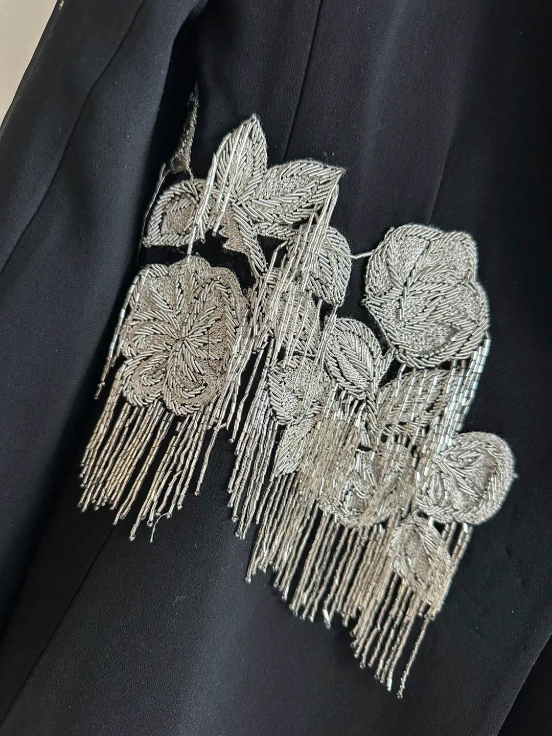 Cinq a Sept Black candace Embellished Blazer and pants image indicator(3)