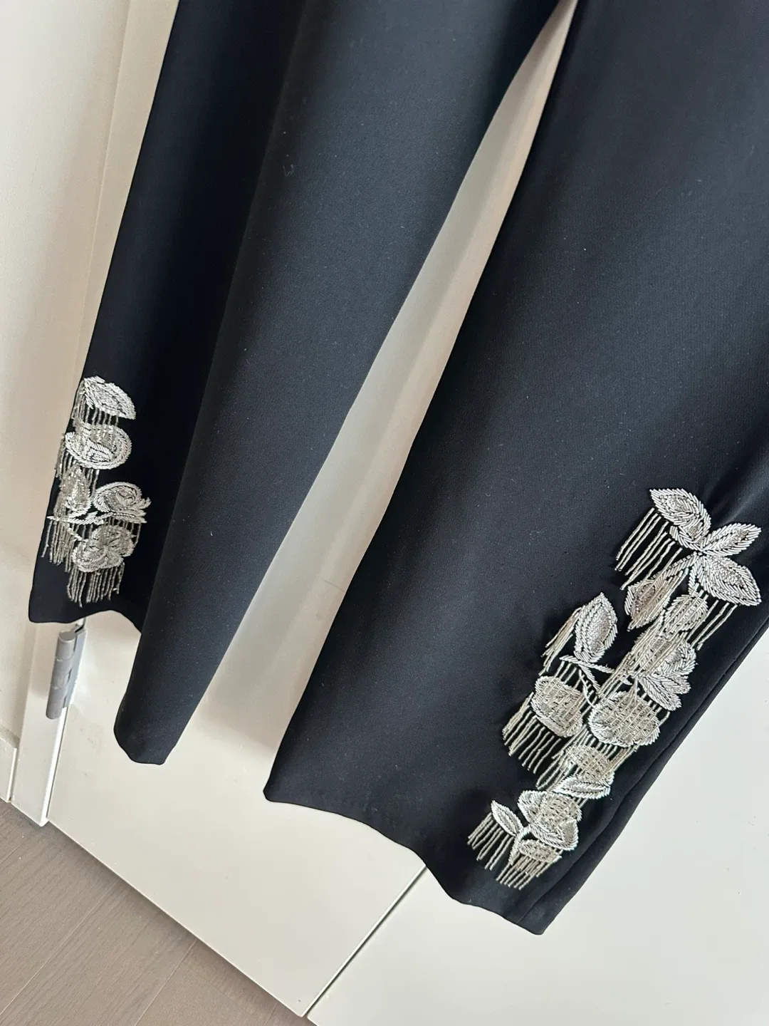 Cinq a Sept Black candace Embellished Blazer and pants image indicator(8)