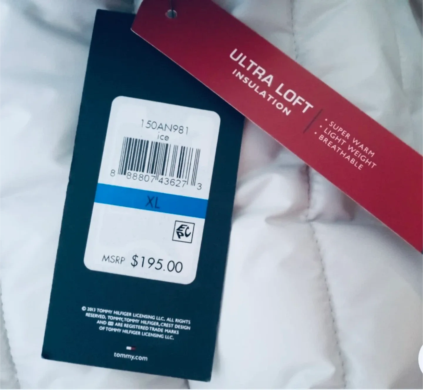 Tommy Hilfiger Ultra Loft Jacket - XL - Ice image indicator(4)