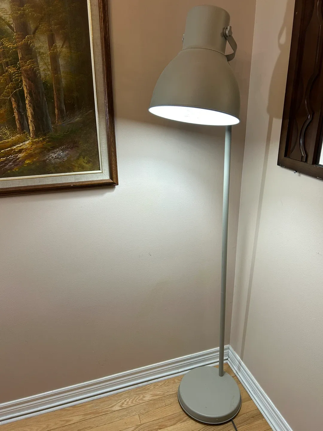 IKEA Gray Floor Lamp thumbnail