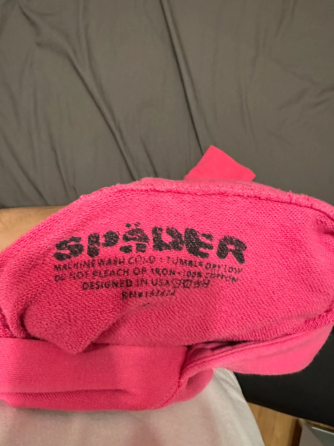 Spider Pink Hoodie Size S - photo 3