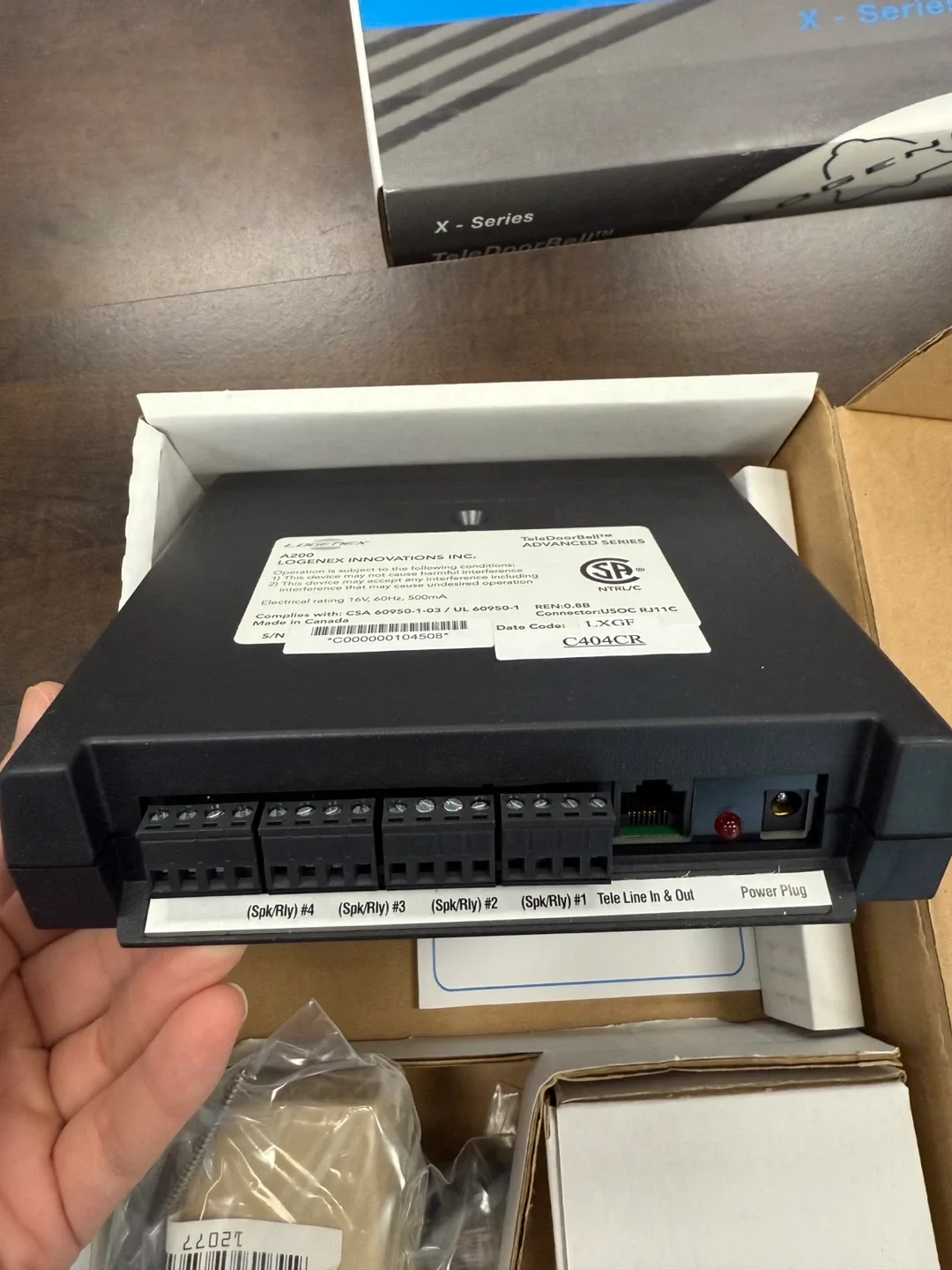 New Logenex TeleDoorBell Door Station telephone intercom image indicator(7)