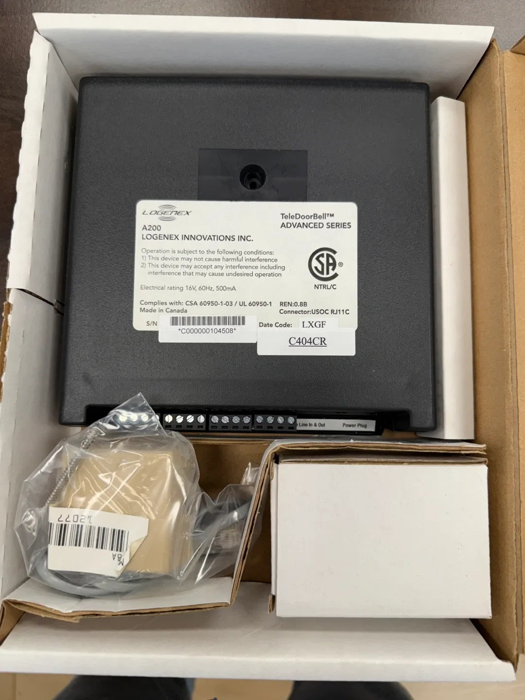 New Logenex TeleDoorBell Door Station telephone intercom image indicator(8)