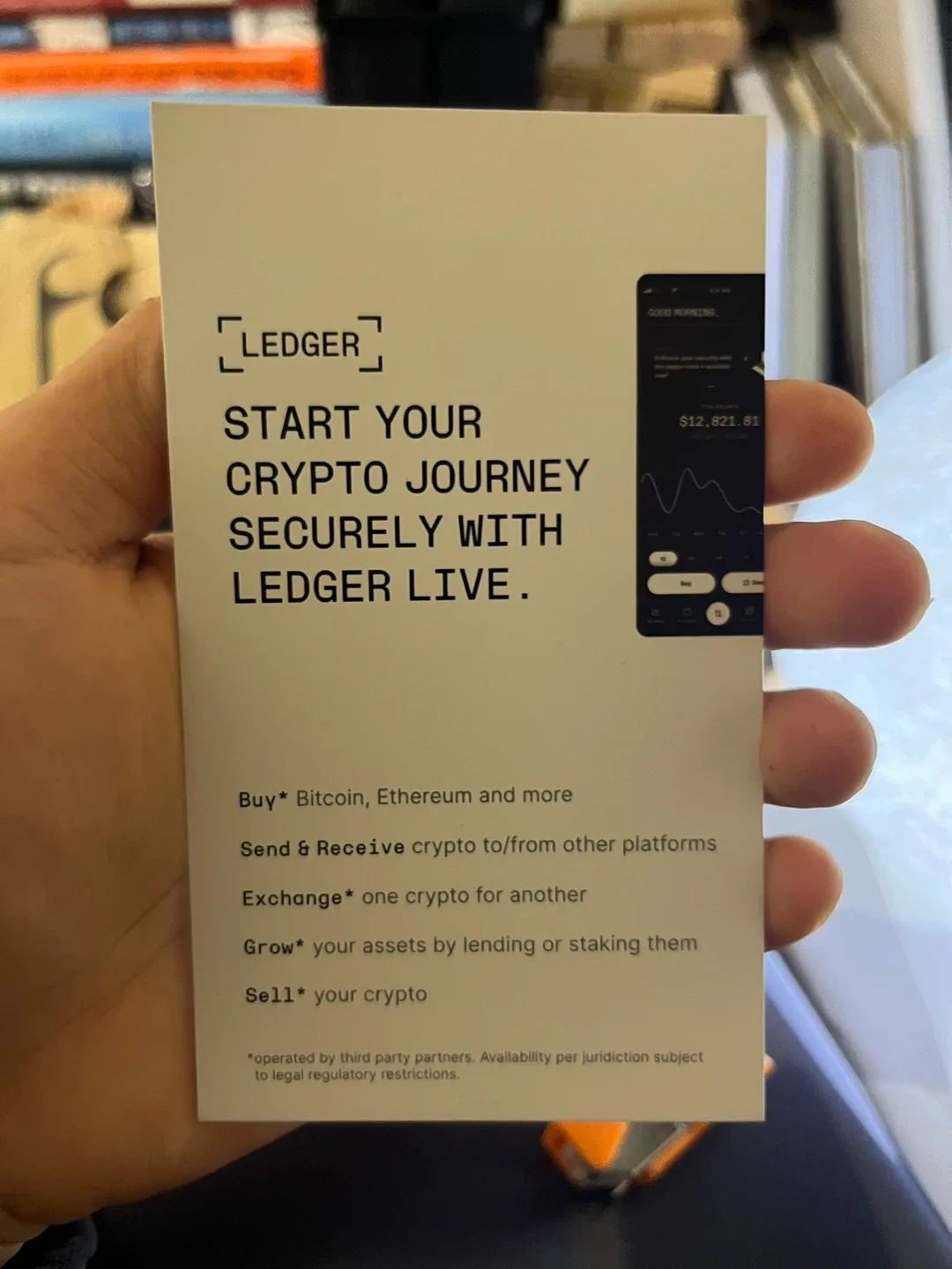 Ledger Nano X - Crypto Hardware Wallet image indicator(2)