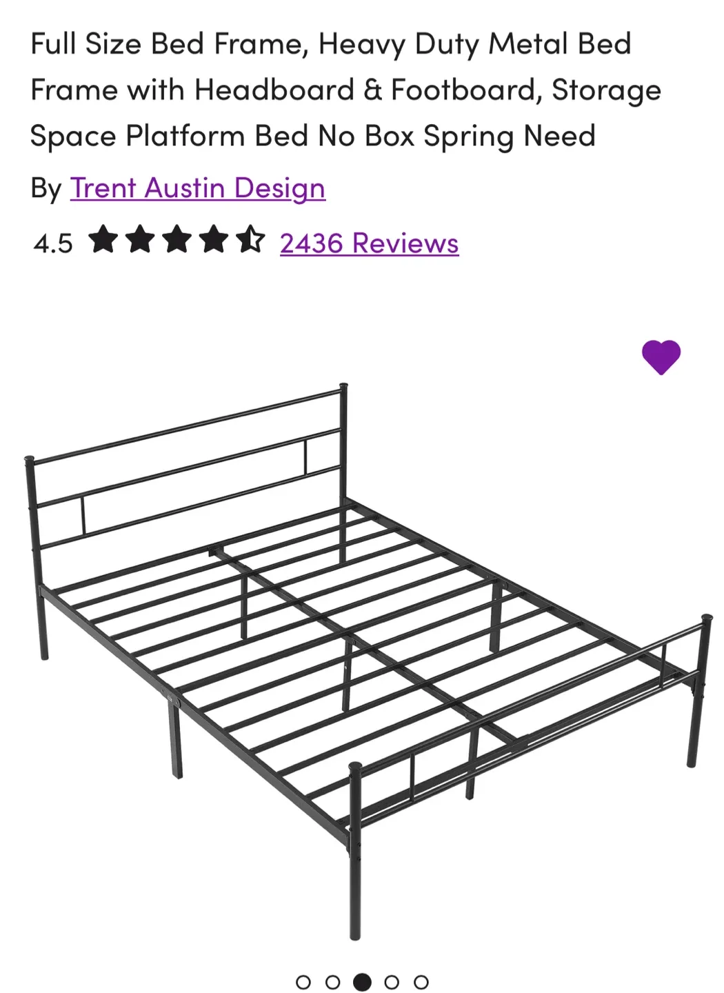 Bed Frame and Mattress (Double/Full) image indicator(2)